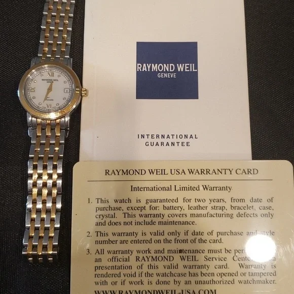 Raymond Weil Toccata woman's watch with pearl face and Diamond accents. - Picture 7 of 11